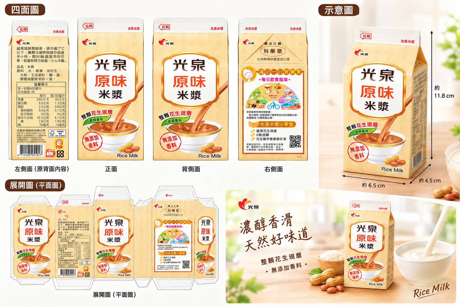 米漿 包裝資訊